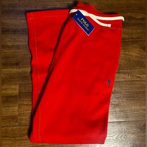 Polo Ralph Lauren fleece sweatpant red M